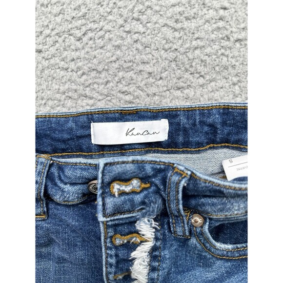 KanCan buttonfly short shorts denim sz small - Picture 5 of 9